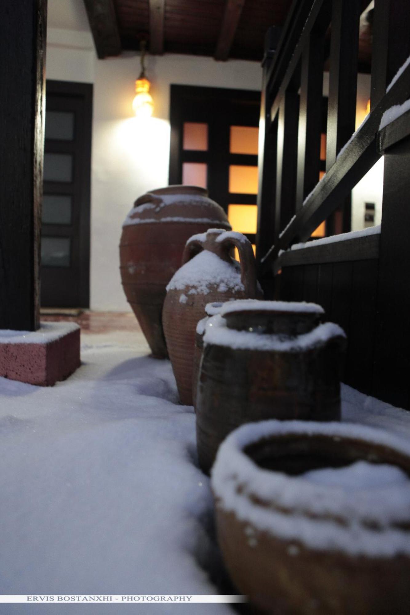 Guest House Bujtina Leon コルチャ エクステリア 写真